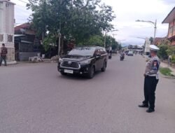 Patroli dan Strong Poin Antisipasi Rawan Macet Sat Lantas Pengaturan Arus Lalin Pagi