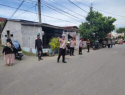 Polres Lhokseumawe Amankan Kampanye Paslon Pilkada Lhokseumawe di Mon Geudong