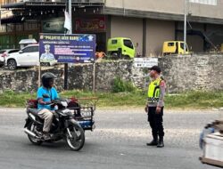 Polsek Muara Dua rutin Pengaturan dan Pengamanan Arus Lalu lintas