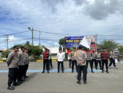 Polres Lhokseumawe Amankan Kampanye Paslon Walikota Lhokseumawe dan Wakil Walikota Lhokseumawe Nomor Urut 3 di Dua Lokasi