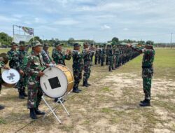 Yonkav 11/MSC Gelar Geladi Bersih Sertijab Komandan Batalyon