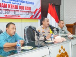 Polres Lhokseumawe Gelar Rapat Koordinasi Ketahanan Pangan Dukung Program 100 Hari Presiden Prabowo Subianto