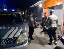 Polsek Banda Sakti Gelar Patroli Malam untuk Antisipasi Gangguan Kamtibmas di Lhokseumawe