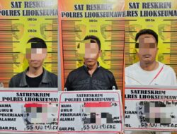 Polres Lhokseumawe Tangkap Tiga Tersangka Penimbunan BBM Bersubsidi