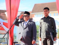 Pj Bupati Mahyuzar Pembina Upacara Memperingati Hari Pahlawan