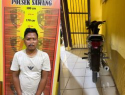 Polsek Sawang Tangkap Penadah Sepeda Motor Curian, Pelaku Sudah Tiga Kali Tampung Barang Curian