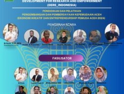 Pemuda Aceh Dilatih Ekonomi Kreatif dan Entrepreneurship di Era Digital