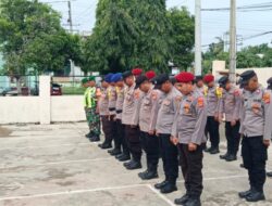 Polsek Muara Batu Laksanakan Pergeseran Kotak Surat Suara dari PPK ke Kantor Desa dan TPS