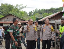 Pamatwil OMP Seulawah 2024 bersama Kapolres Lhokseumawe Tinjau Pengamanan di Sejumlah TPS