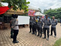 Kapolsek Muara Satu Bersama Personel Lakukan Patroli dan Pemantauan TPS di Wilayah Kecamatan Muara Satu