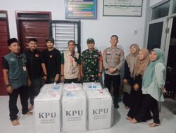 Polsek Dewantara Amankan Pergeseran Kota Suara dari TPS ke Kantor PPK Kecamatan Dewantara