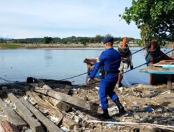 Sat Pol Airud Polres Lhokseumawe Gelar Patroli di Pusong Lama, Antisipasi Guantibmas dan Premanisme