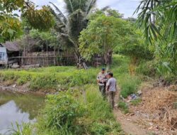 Patroli Sat Pol Airud Polres Lhokseumawe di Tambak Ikan, Jaga Keamanan dan Ketertiban Warga