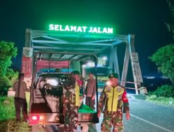 Perkuat Sinergitas, Polsek Muara Batu dan TNI Gelar Patroli Gabungan Jaga Kamtibmas