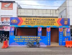 Polres Lhokseumawe Siapkan Posko Operasi Lilin untuk Pengamanan Natal dan Tahun Baru