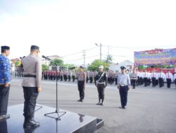 Apel Gelar Pasukan Operasi Lilin Seulawah 2024 di Polres Lhokseumawe, Diteruskan dengan Rakor Lintas Sektoral