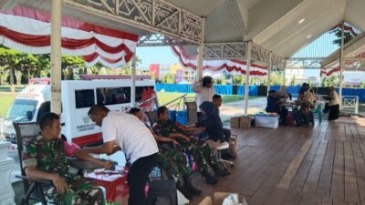 TNI Bakti Sosial Donor Dara Memperingati 20 Tahun Tsunami Aceh