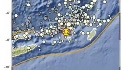 Gempa M5,2 Mengguncang Timur Laut Maluku