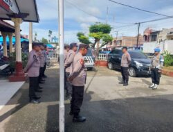 Tingkatkan Kinerja, Polsek Muara Satu Gelar Apel dan Anev Mingguan