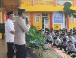 Polsek Banda Sakti Sosialisasikan Penerimaan Siswa Baru SMA Kemala Taruna Bhayangkara di SMP Negeri 1 Lhokseumawe