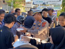 Jumat Barokah Satlantas Polres Lhokseumawe : Kepedulian yang Menyentuh Hati Masyarakat