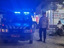 Polsek Samudera Tingkatkan Keamanan Lewat Patroli Malam Bersama Warga