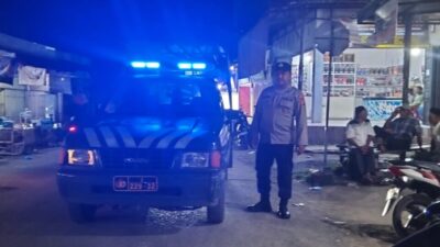 Polsek Samudera Tingkatkan Keamanan Lewat Patroli Malam Bersama Warga