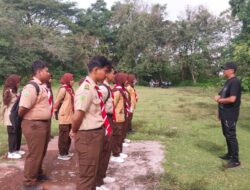 Pramuka Saka Bhayangkara Polres Lhokseumawe Gelar Latihan SAR