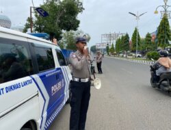 Satlantas Polres Lhokseumawe Adakan Penyuluhan Keliling, Tekan Pelanggaran Lalu Lintas