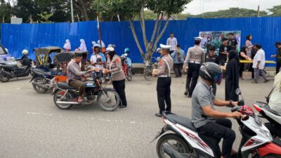 Jumat Barokah Satlantas Polres Lhokseumawe, Wujud Kepedulian untuk Sesama