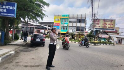 Satlantas Polres Lhokseumawe Edukasi Pengguna Jalan Lewat Penyuluhan Keliling di Cunda