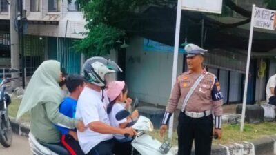 Patroli Rutin Kawasan Tertib Lalu Lintas (KTL) dalam Rangka Ops Rutin wilayah Kota Lhokseumawe