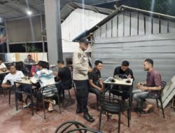Polsek Meurah Mulia Patroli Tempat Keramaian untuk Cegah Judi Online di Kalangan Remaja dan Masyarakat
