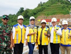 Dandim Aceh Utara Dampingi Wamen PU Tinjau Kesiapan Bendungan Waduk Keureutoe