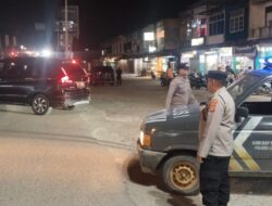 Jaga Kondusivitas, Polsek Samudera Intensifkan Patroli Malam di Titik Rawan