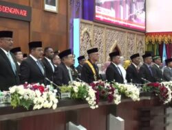 Muzakir Manaf dan Dek Fadh Resmi Pimpin Aceh