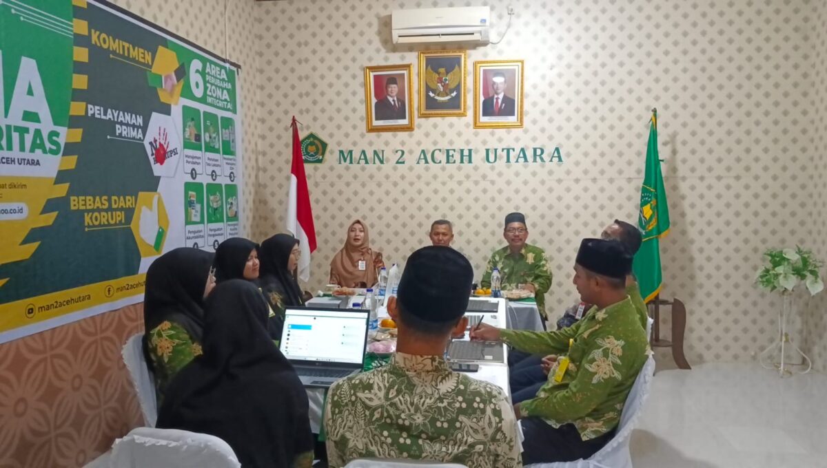 MAN 2 Aceh Utara Dapat Pendampingan Zona Integritas dari Kanwil Kemenag Aceh