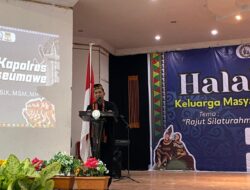 Halal Bihalal : Kapolres Lhokseumawe Ajak Masyarakat Gayo-Alas Berkontribusi untuk Keamanan dan Pembangunan Kota