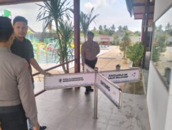 Cegah Gangguan Kamtibmas, Sat Pamobvit Polres Lhokseumawe Patroli Objek Vital dan Tempat Wisata