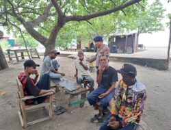 Sat Pol Airud Polres Lhokseumawe Sambangi Nelayan Pusong Baru, Imbau Jaga Kebersihan dan Waspadai Premanisme