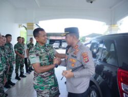 Kapolres Lhokseumawe Jalin Silaturrahmi dan Sinergi dengan Kodim Aceh Utara