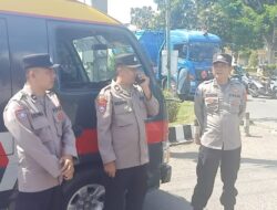 Jelang Hari Buruh, Sat Binmas Polres Lhokseumawe Himbau Warga Jaga Kamtibmas dan Tertib Berlaluintas