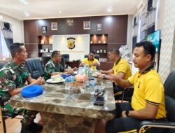 Kebersamaan di Meja Makan : Kapolres Lhokseumawe dan Dan Denpomal Pererat Sinergitas