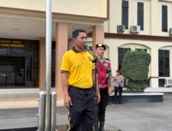 Kapolres Lhokseumawe : Kuatkan Otot dan Bakar Kalori Lewat Olahraga Jumat Pagi
