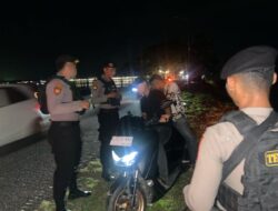 Patroli Perintis Presisi Satsamapta Polres Lhokseumawe Jaga Kamtibmas di Titik Rawan Malam Hari