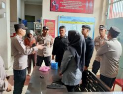 Sat Binmas Polres Lhokseumawe Jalin Silaturahmi dengan Petugas Lapas dan Sampaikan Himbauan Kamtibmas di Pasar Pusong