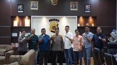 Kapolres Lhokseumawe Sambut Audiensi Hipmi, Tegaskan Komitmen Dukung Dunia Usaha