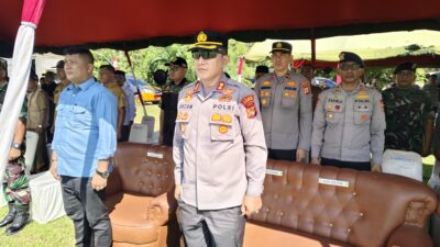 Kapolres Lhokseumawe Hadiri Pembukaan TMMD ke-124 di Simpang Keuramat
