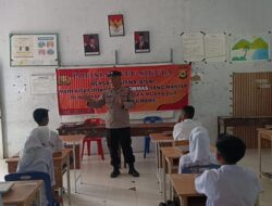 Polsek Muara Dua Sosialisasikan Bahaya Kenakalan Remaja dan Bullying di SMP Negeri 14 Lhokseumawe