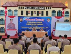 Tim Birorena Polda Aceh Lakukan Supervisi Anggaran di Polres Lhokseumawe